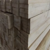 Natural color solid bamboo lumber 