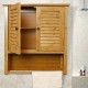 Functional bamboo bathroom cabinets