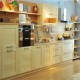 Natural color bamboo panel and Veneers used in Kitchen