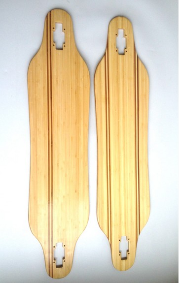 bamboo deck for skateboard, bamboo skateboard