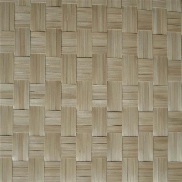 Bamboo splits mat of natural color